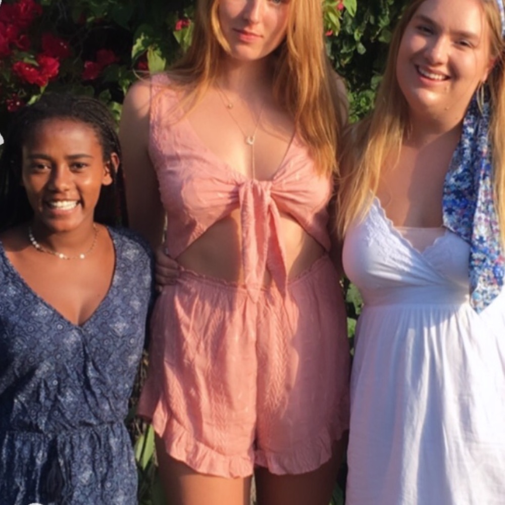 Blush pink romper